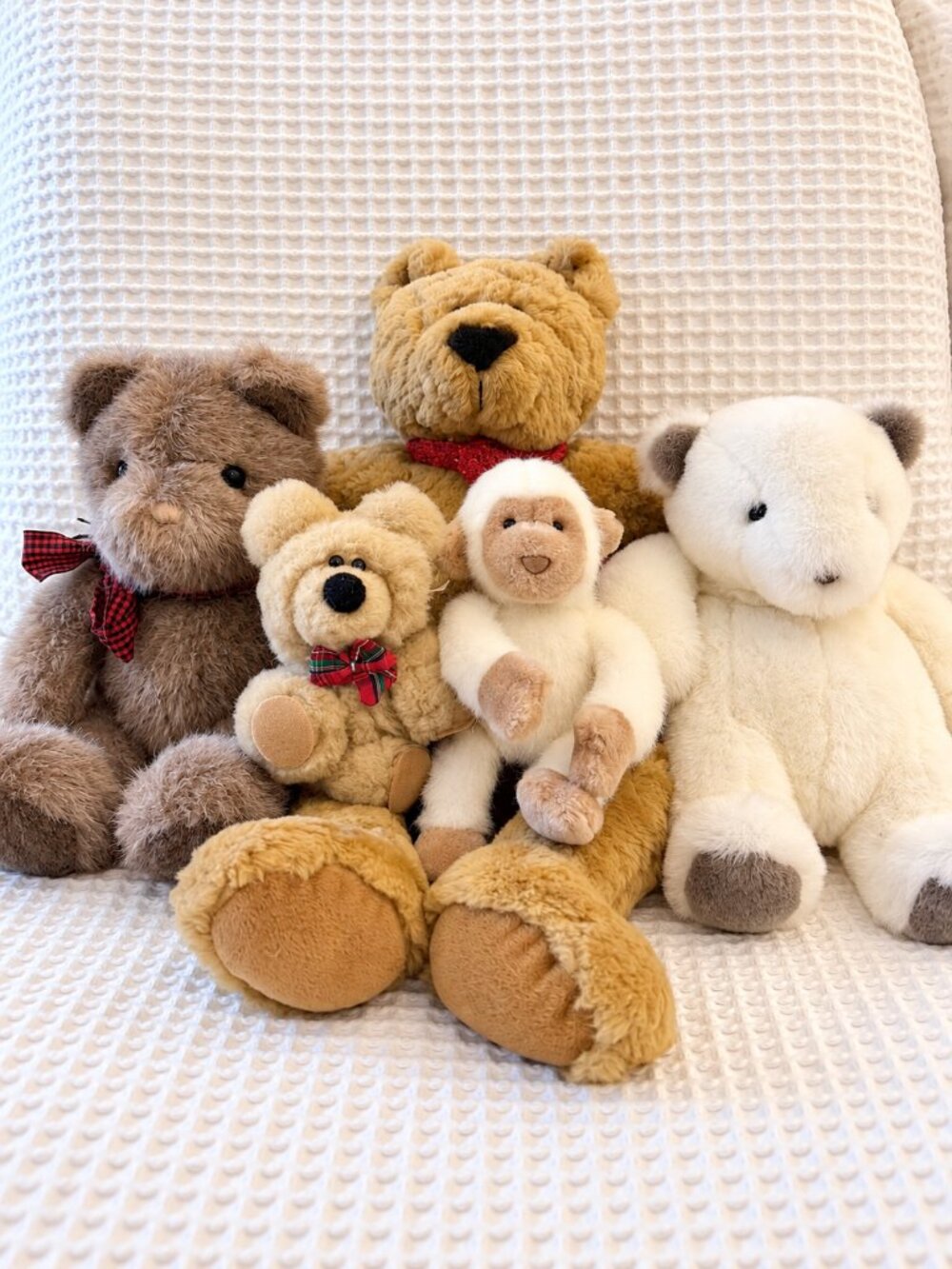 Vintage Premium Teddy Bear & Monkey Plush Lot of 5 – GUND, Heritage Collection